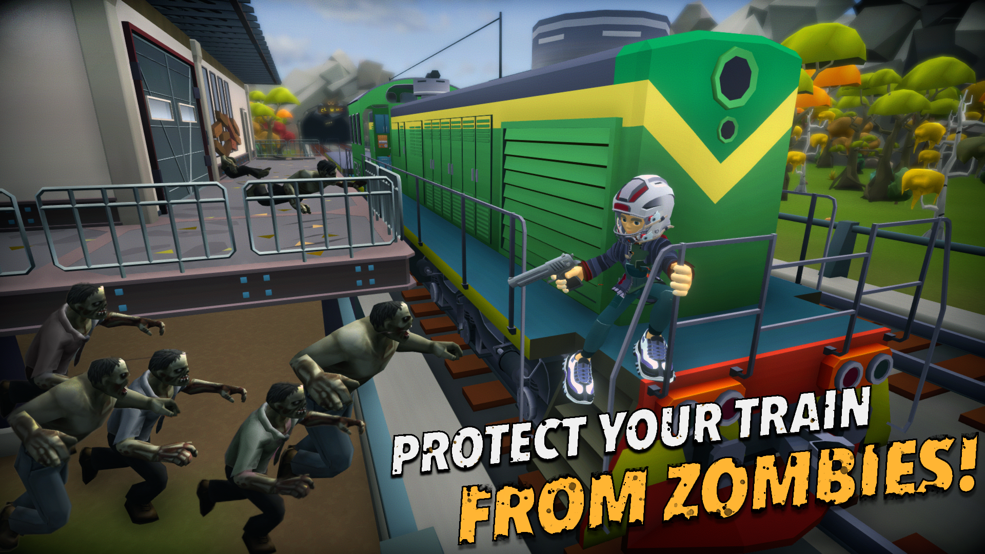 Screenshot of Zombie Train: Survival games