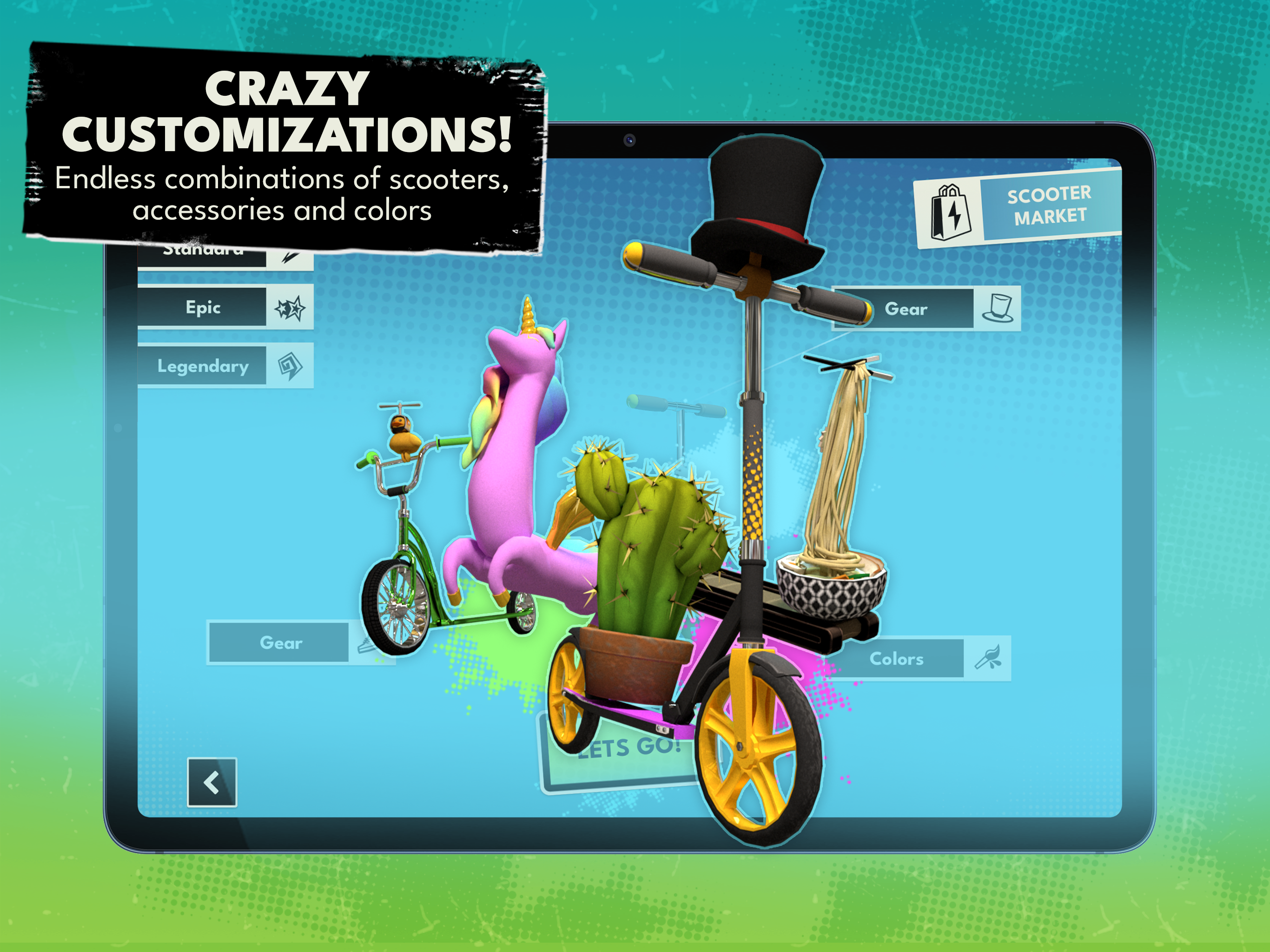 Touchgrind Scooter Game Screenshot