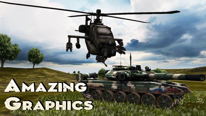 보잉 AH-64 아파치 롱 보우 - 공격 헬리콥터 비행 시뮬레이터 - 전차 사냥꾼 건쉽 기병대 게임 스크린 샷
