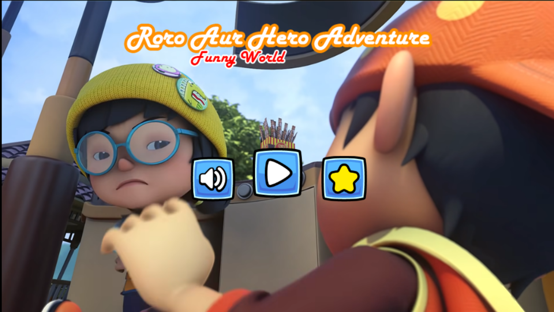 Cuplikan Layar Game BoboiBoy Game Adventure Family