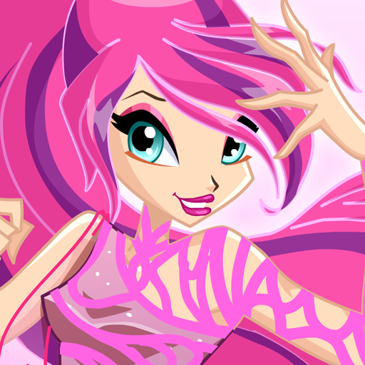 sachin and babi light blue dress Winx Club Enchantix Online 🕹️ Play Now! main image 1