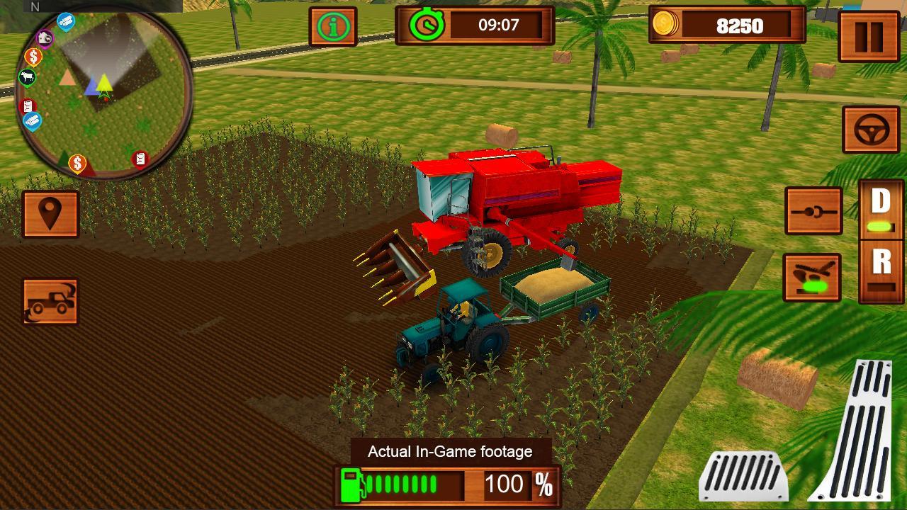 Farm Simulator 3D Game Screenshot