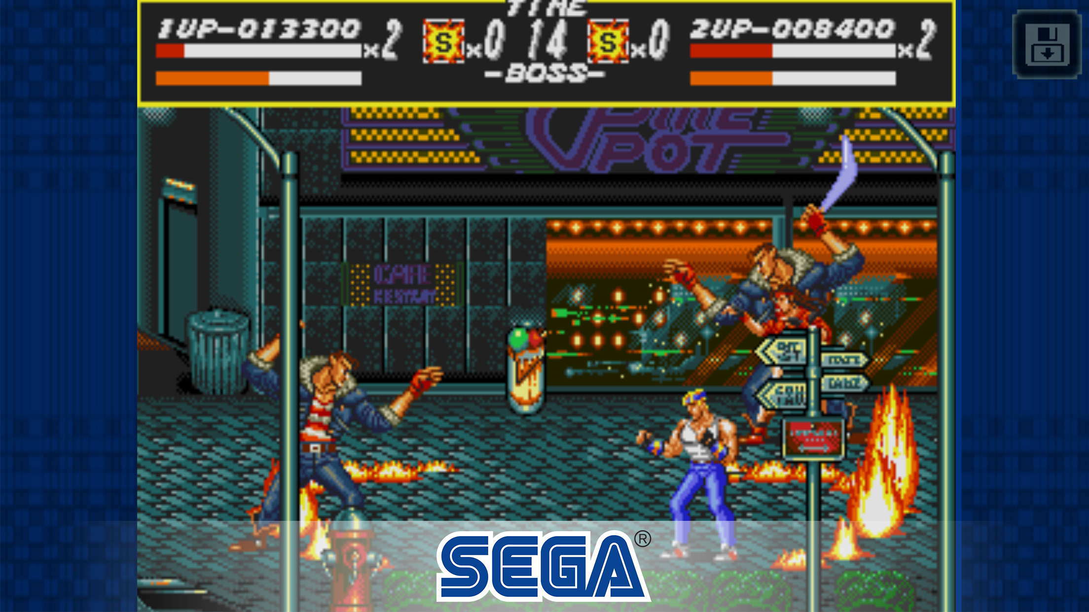 Streets of Rage Classic Game Screenshot