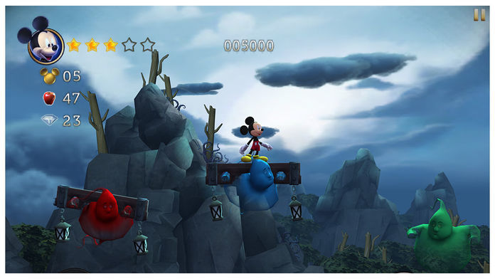ミッキーマウス　キャッスル・オブ・イリュージョン screenshot game