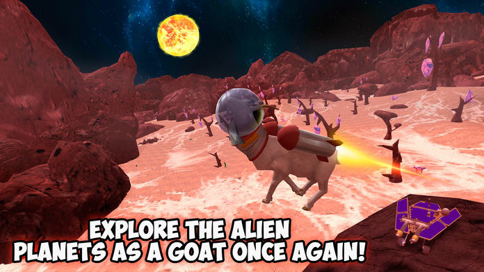 Screenshot 1 of Crazy Space Goat Simulator 3D - 2 Full 