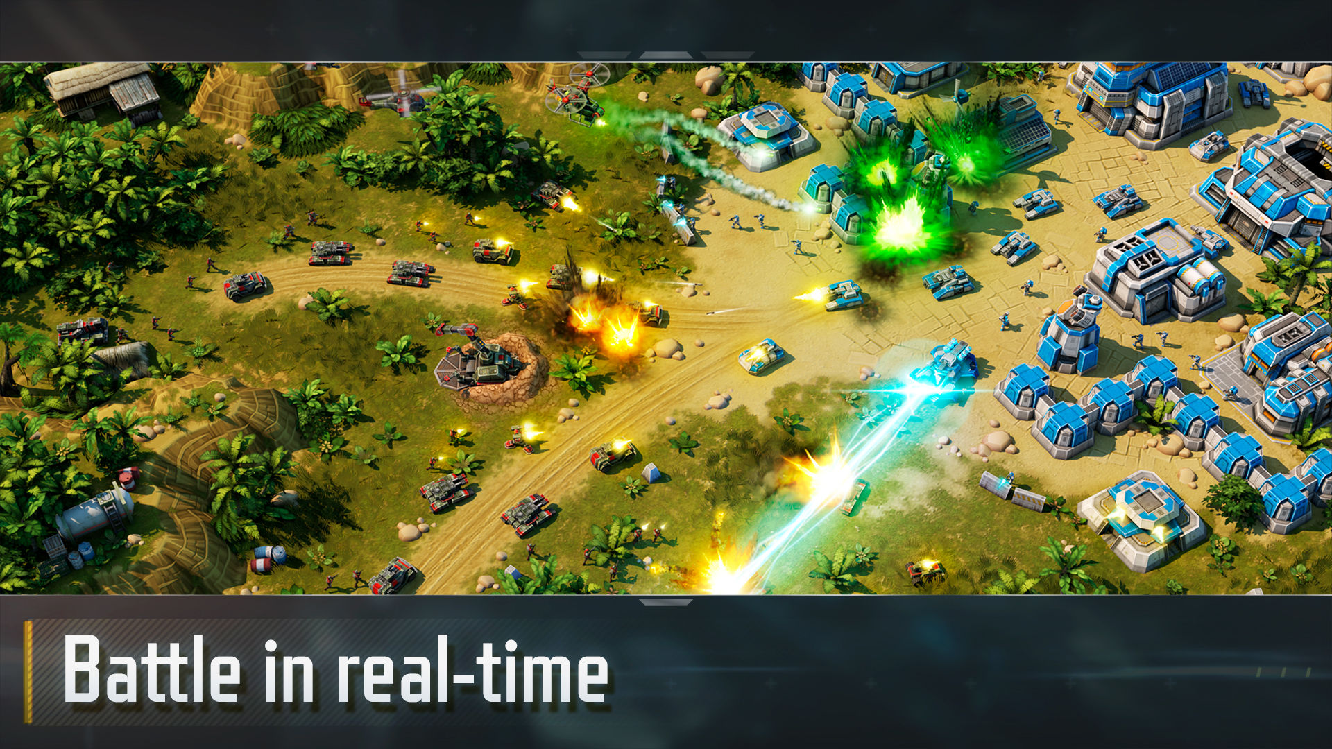 Screenshot of Art of War 3:RTS strategy game
