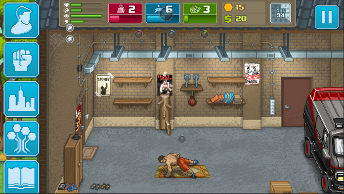 Punch Club ゲームのスクリーンショット