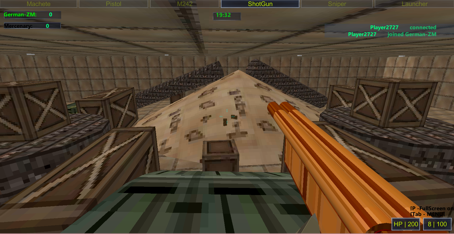 Strike Combat Pixel Arena 3D screenshot game