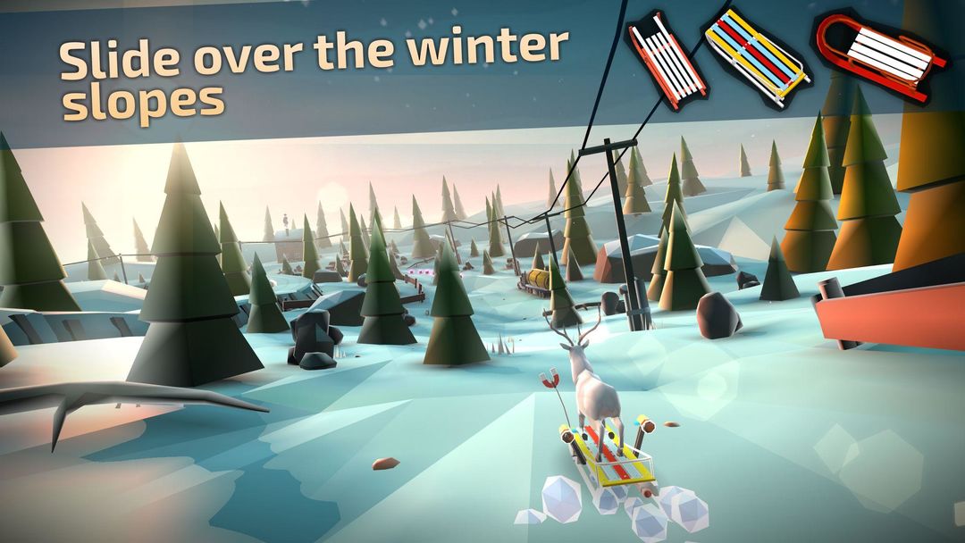 Animal Adventure Downhill Rush screenshot game