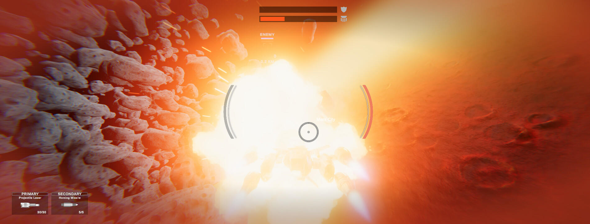 Screenshot of Space Combat Simulator