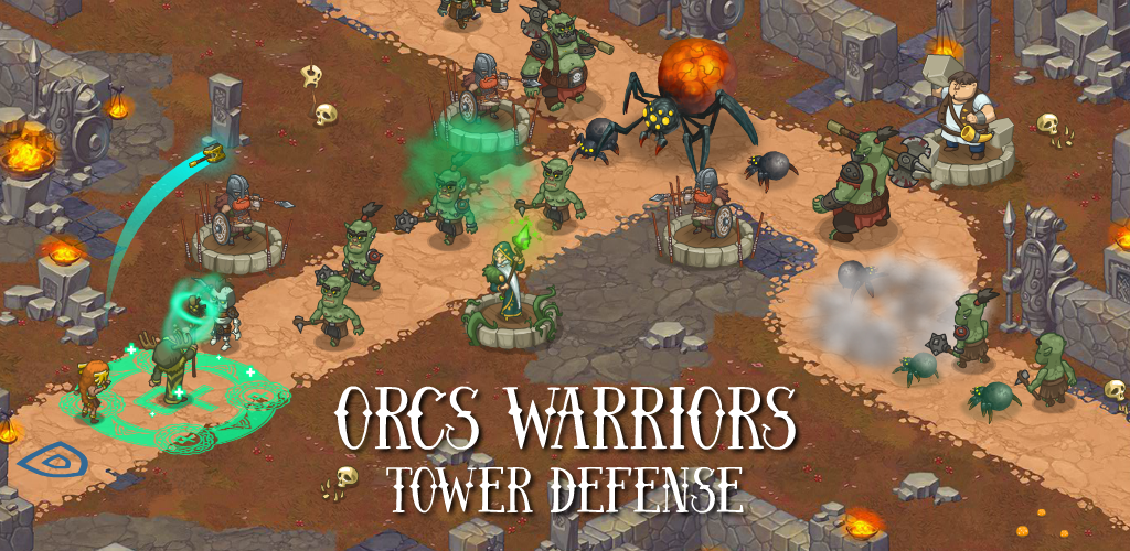 Banner of Orcs Warriors: การป้องกันหอคอยออฟไลน์ 
