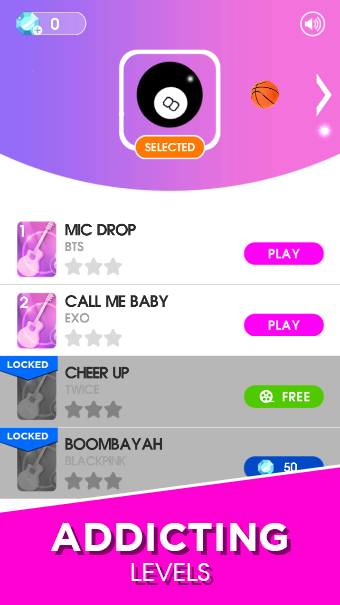 KPOP Dancing Line: Magic Dance Line Tiles Game Game Screenshot