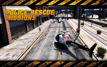 Police Helicopter : Crime City Cop Simulator Game Game Screenshot