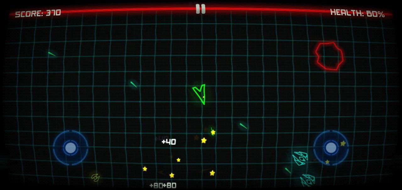 Asteroids Arcade Game Screenshot