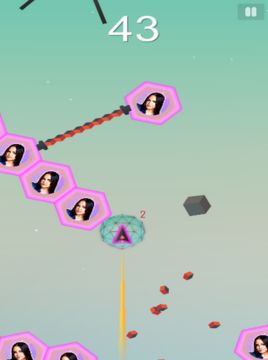 Natti Natasha Space - Shooter ภาพหน้าจอเกม