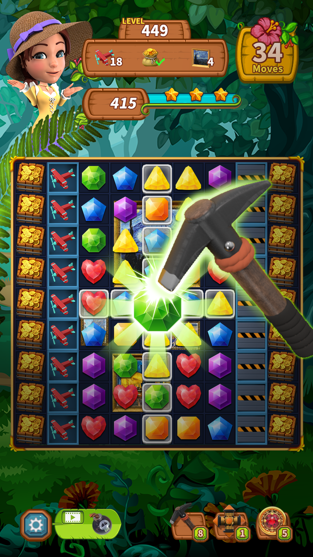 Jewel Park - Match 3 Puzzle Game Screenshot