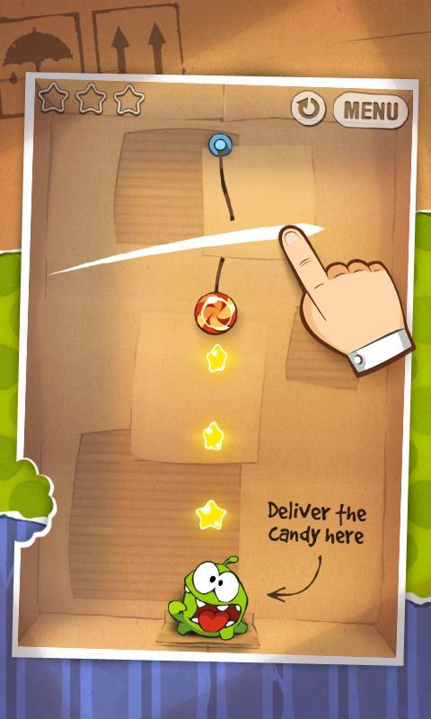 Cut the Rope GOLD ゲームのスクリーンショット