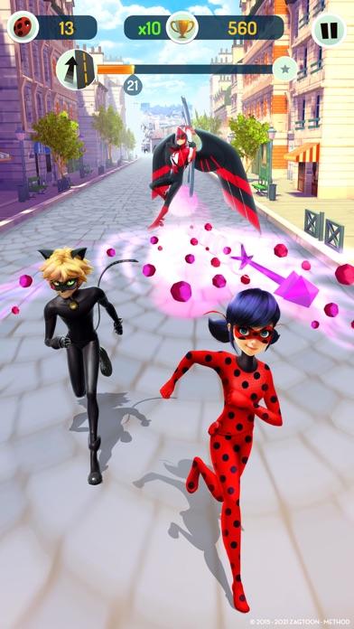 Captura de Tela do Jogo Miraculous Ladybug & Gato Noir