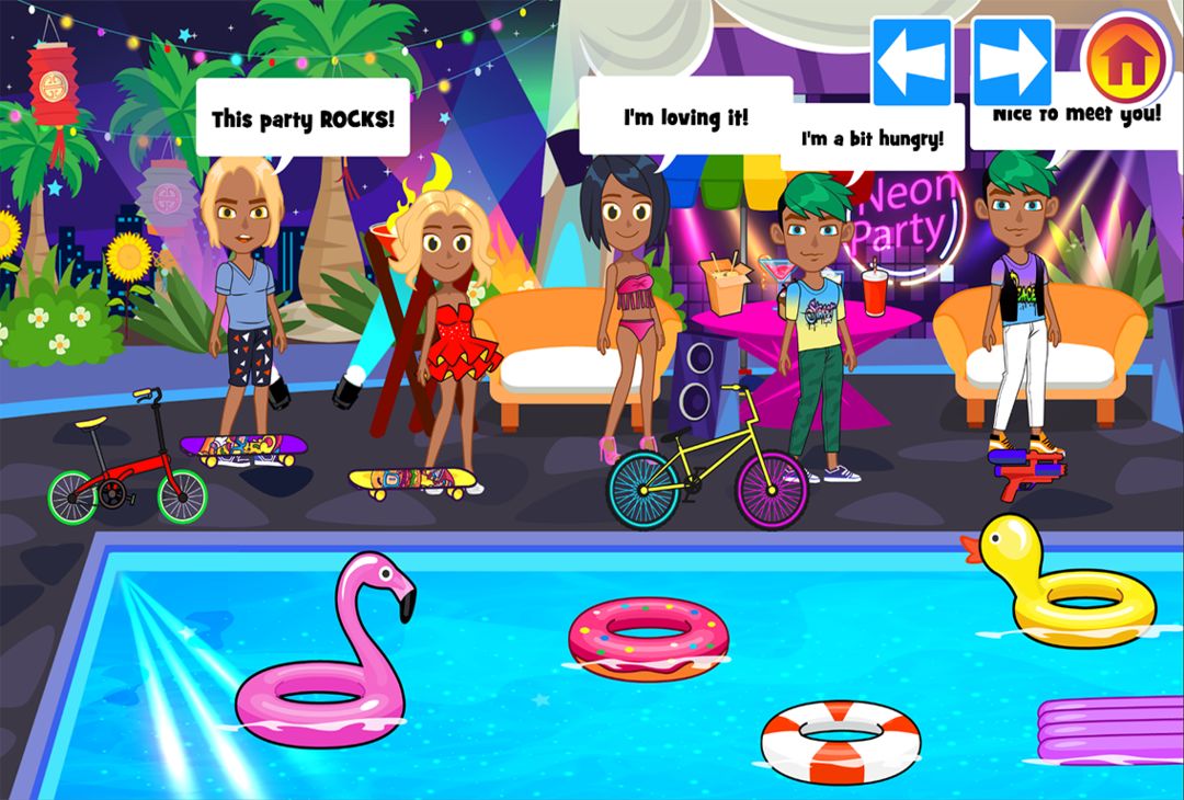 My Pretend Neon Night Club - Kids Dance Games FREE遊戲截圖
