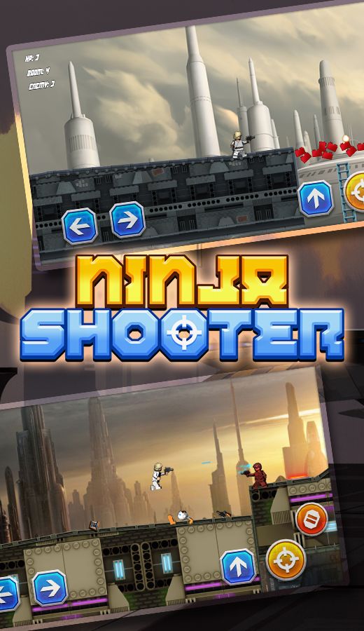 Galaxy Ninja Go Shooter - New Fight Wars遊戲截圖