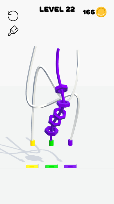 Twisted Screw 3D-Bolts Puzzle 게임 스크린샷