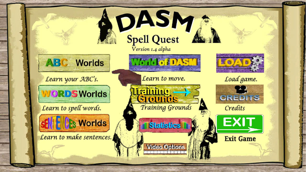 World of DASM, DASM Spell Quest遊戲截圖