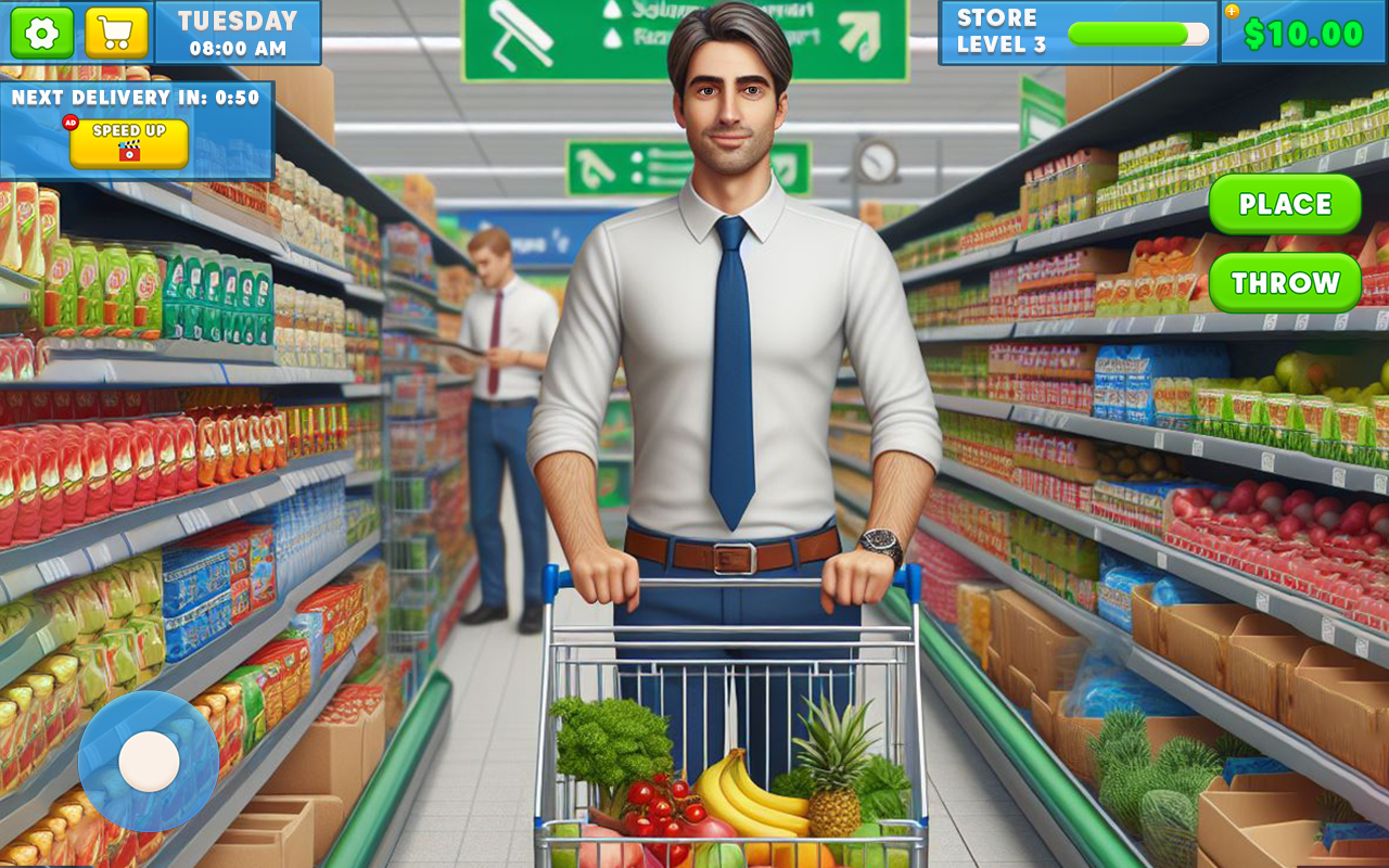 Supermarket Store Simulator 3D 게임 스크린샷