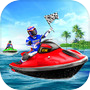 Speed Boat Stunts: Water Surfer Racing Games