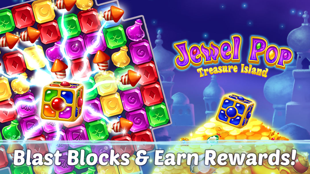 Jewel Pop: Treasure Island screenshot game