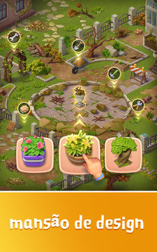 Captura de Tela do Jogo Merge Farm Life: Mansion Decor