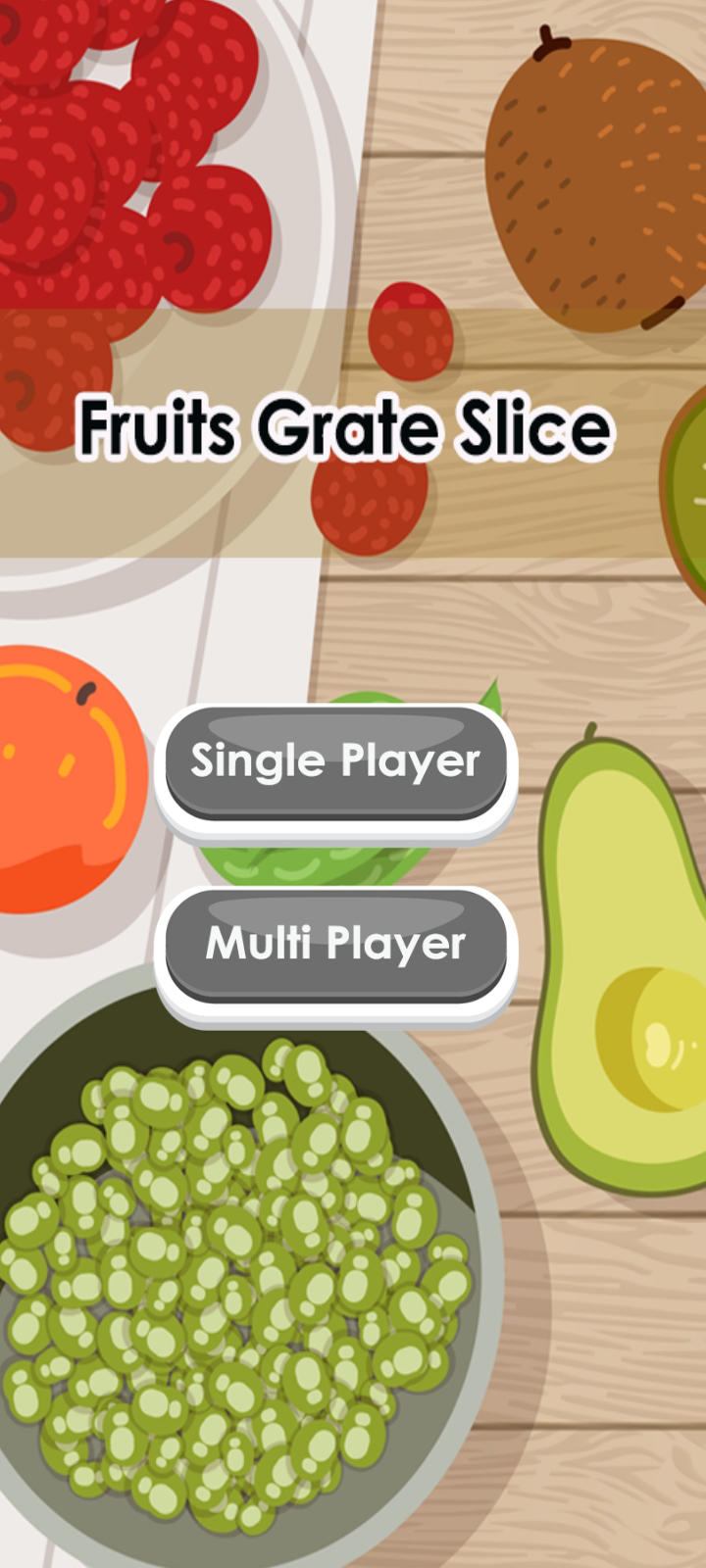 Fruits Grate Slice Game Screenshot