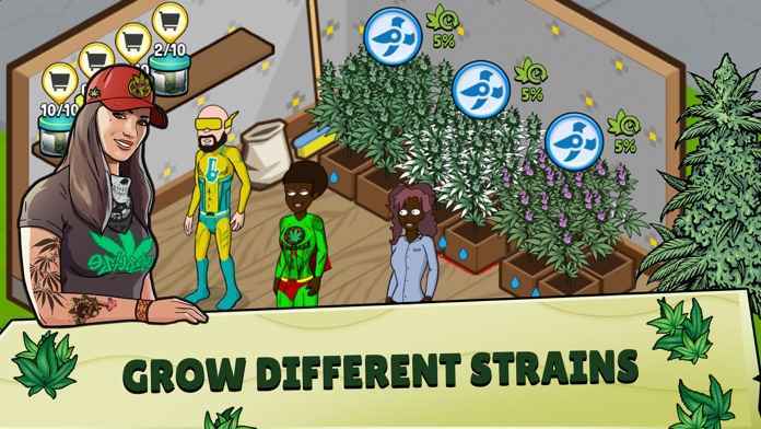 Weed City - Hemp Farm Tycoon遊戲截圖