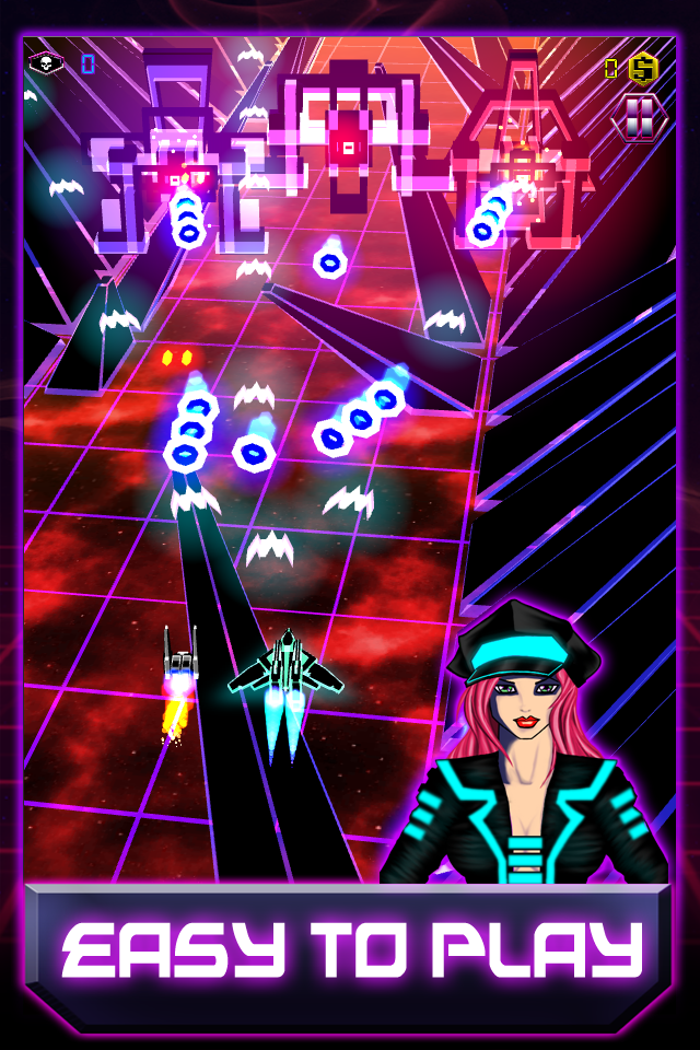 Galaxy Strikers:Space Invaders 遊戲截圖