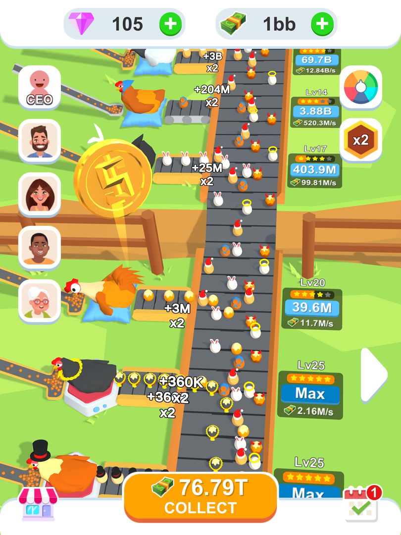 Idle Egg Factory screenshot game