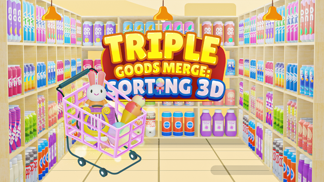 Triple Goods Merge: Sorting 3D Game Screenshot