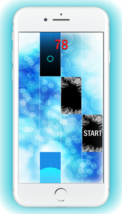 Piano music : white tiles 4 the new one  ❄️🎹❄️ screenshot game