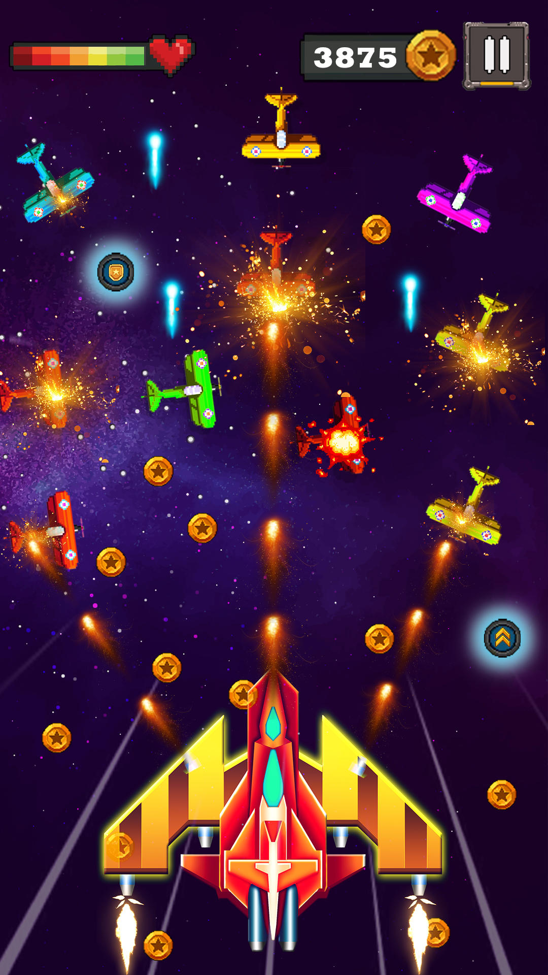 Screenshot of Galaxy Airplane Shooting Games