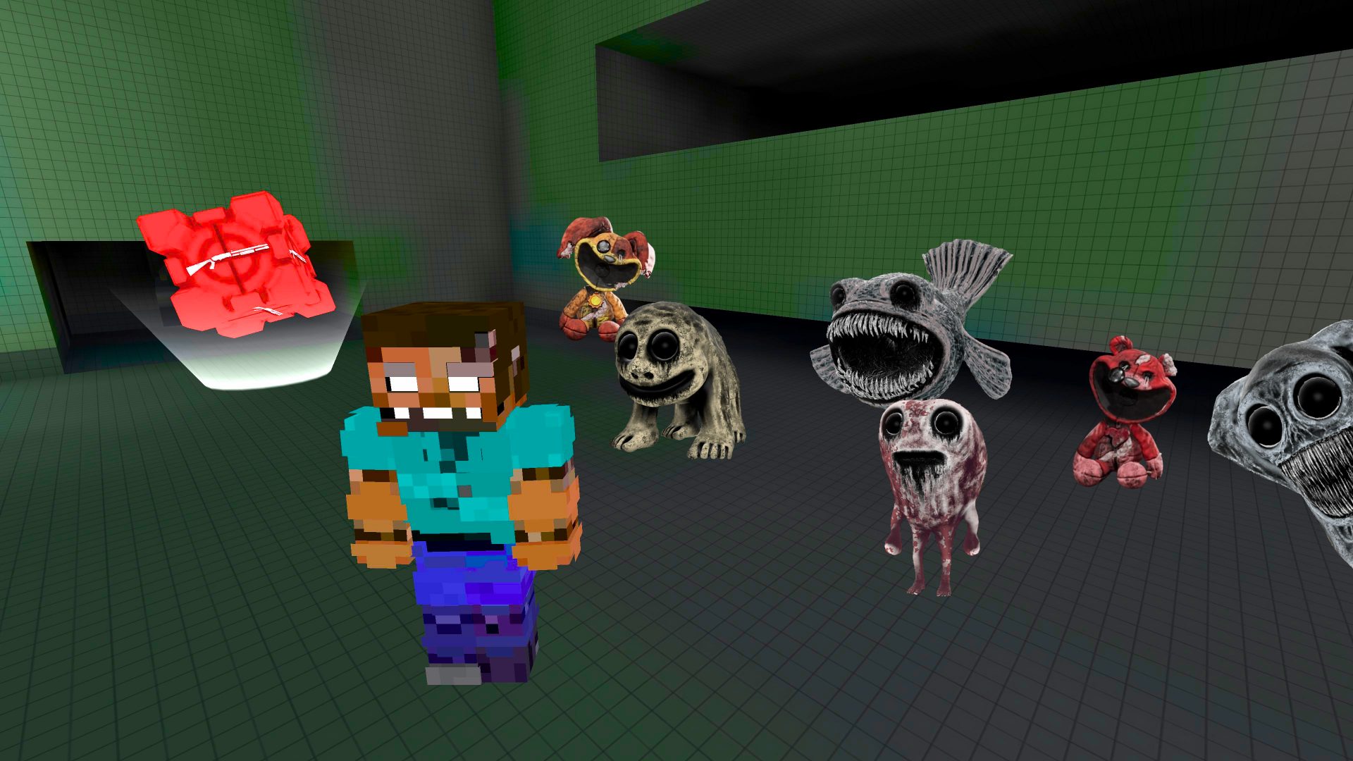 Nextbots backroom Meme Hunters Game Screenshot