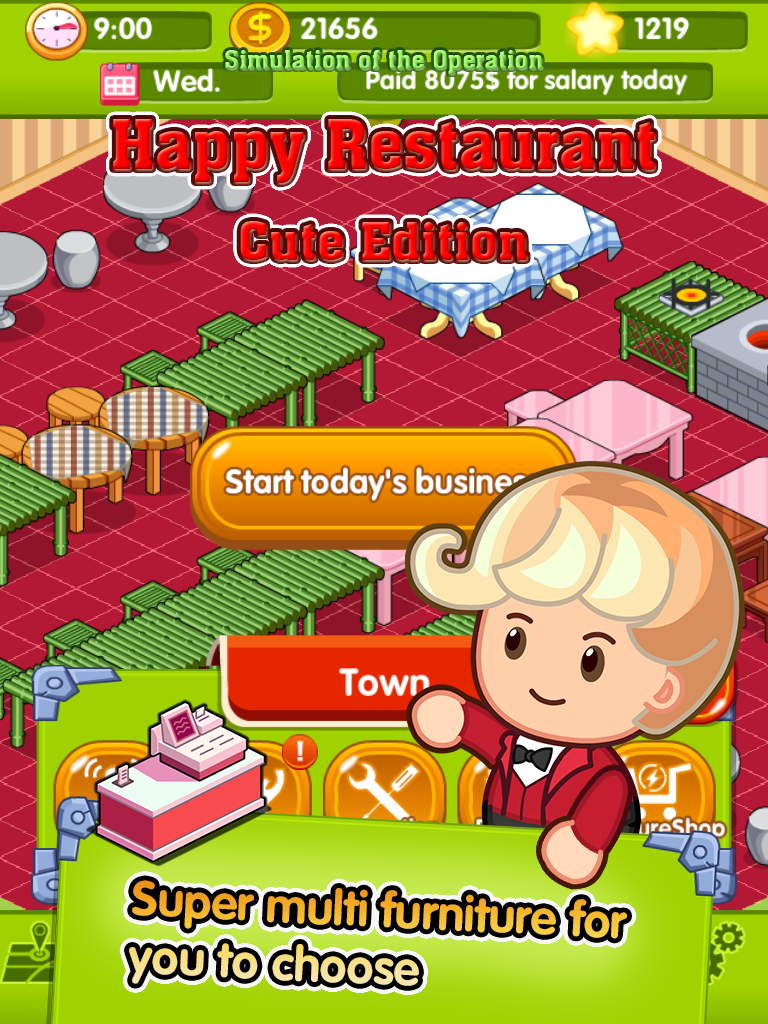 Скриншот игры Happy Restaurant cute edition