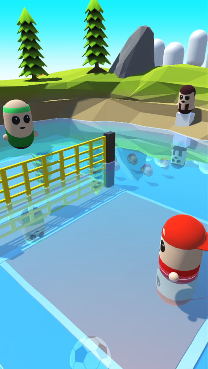 Screenshot of Dunk Beans Hole 3D Color - Hyper Casual Game