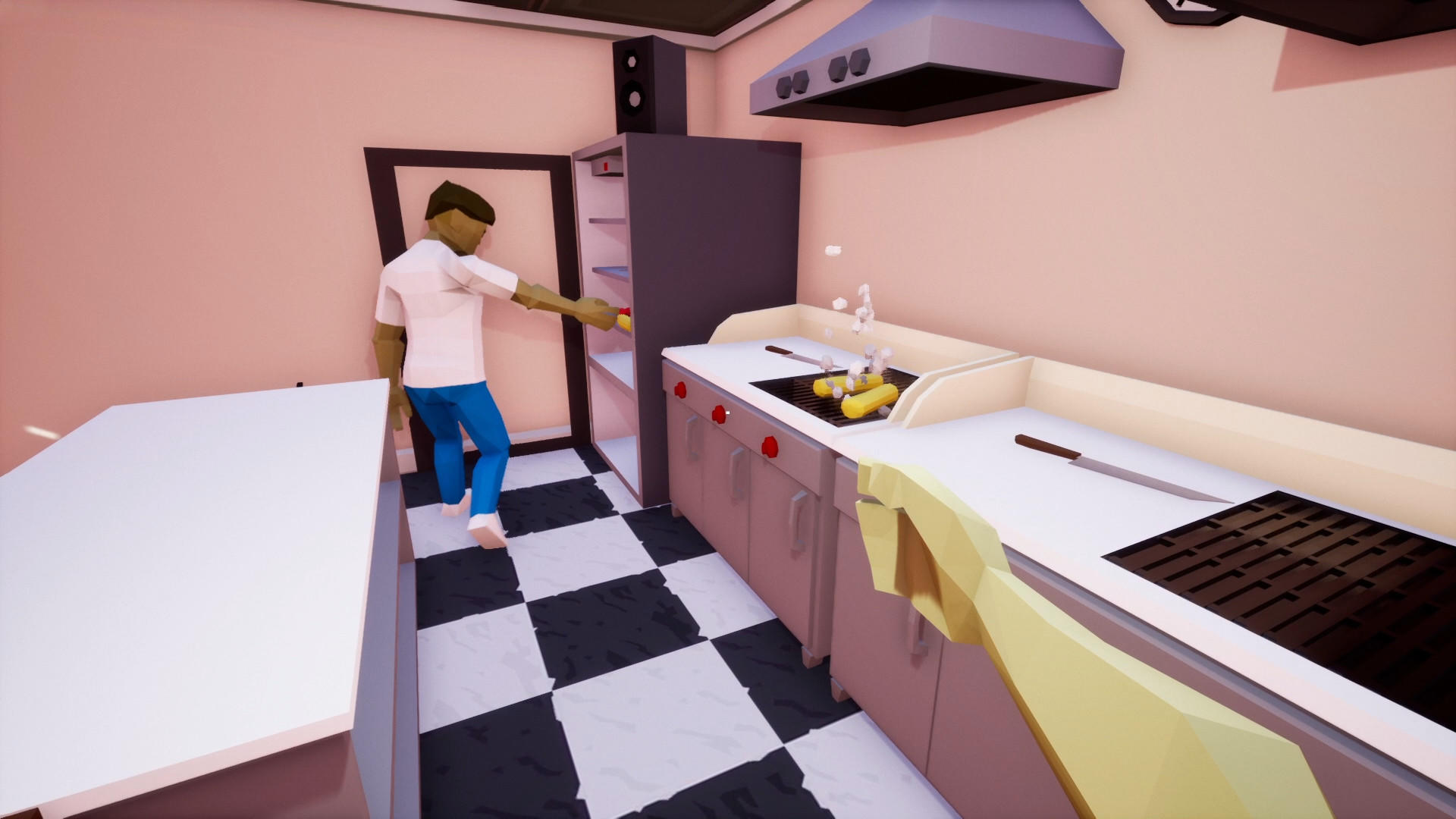 One-armed cook 게임 스크린 샷