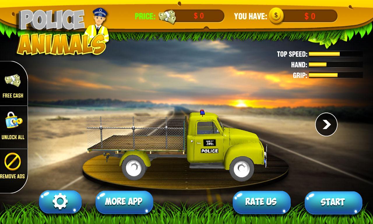 Captura de Tela do Jogo 3D Police Animal Inc