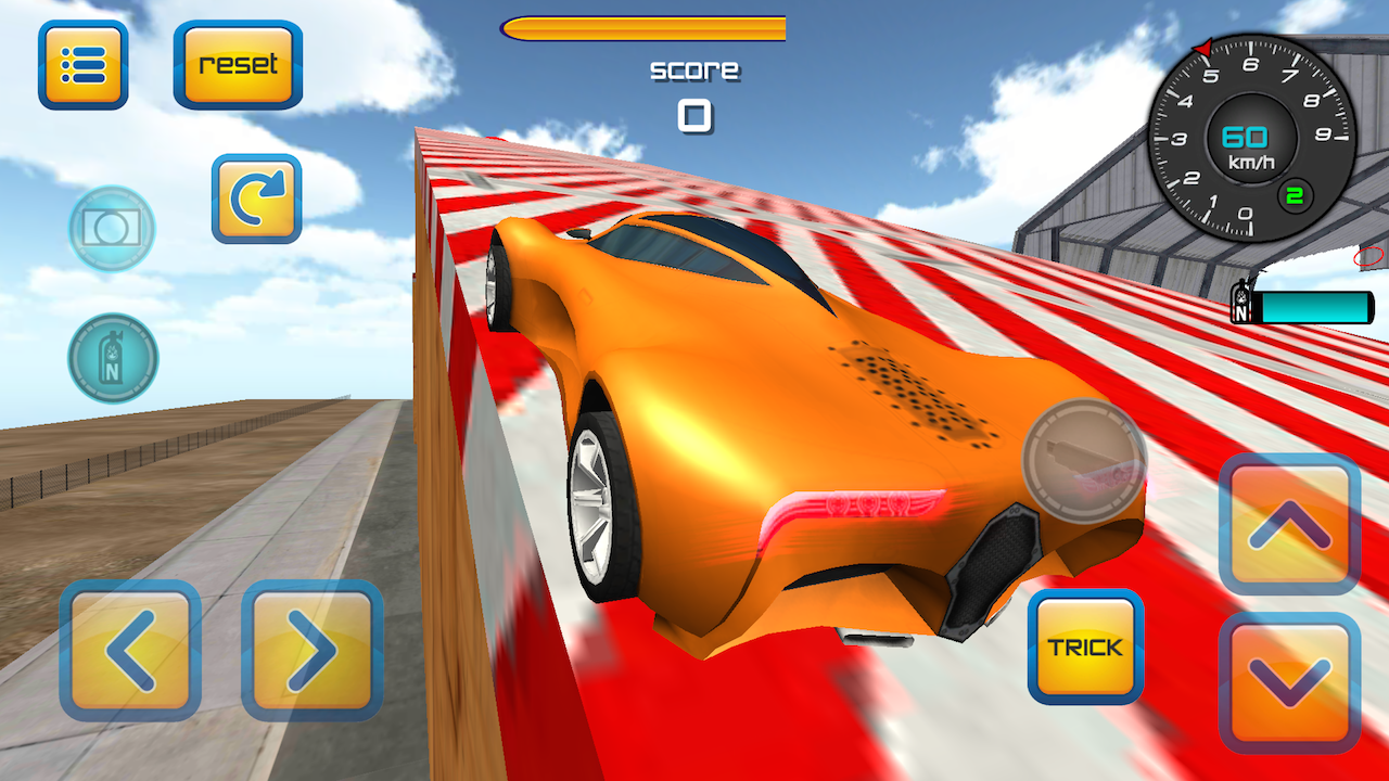 Industrial Area Car Jumping 3D Game Screenshot