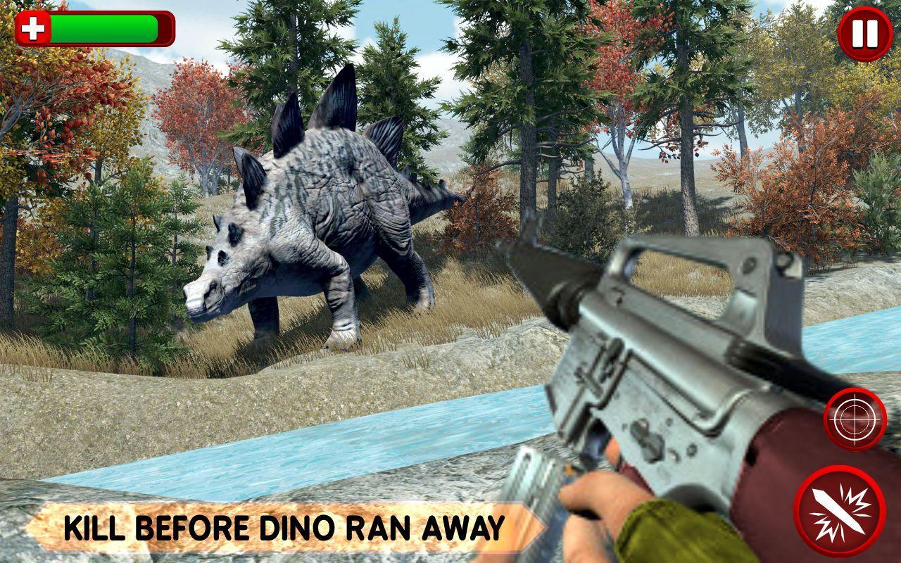 Cuplikan Layar Game Wild Jungle Dino Hunting 3d