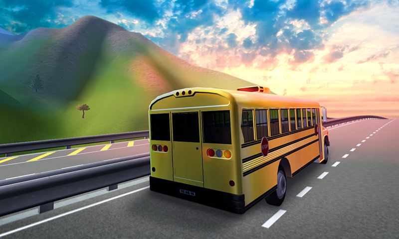 Schoolbus Simulator 2016 게임 스크린 샷