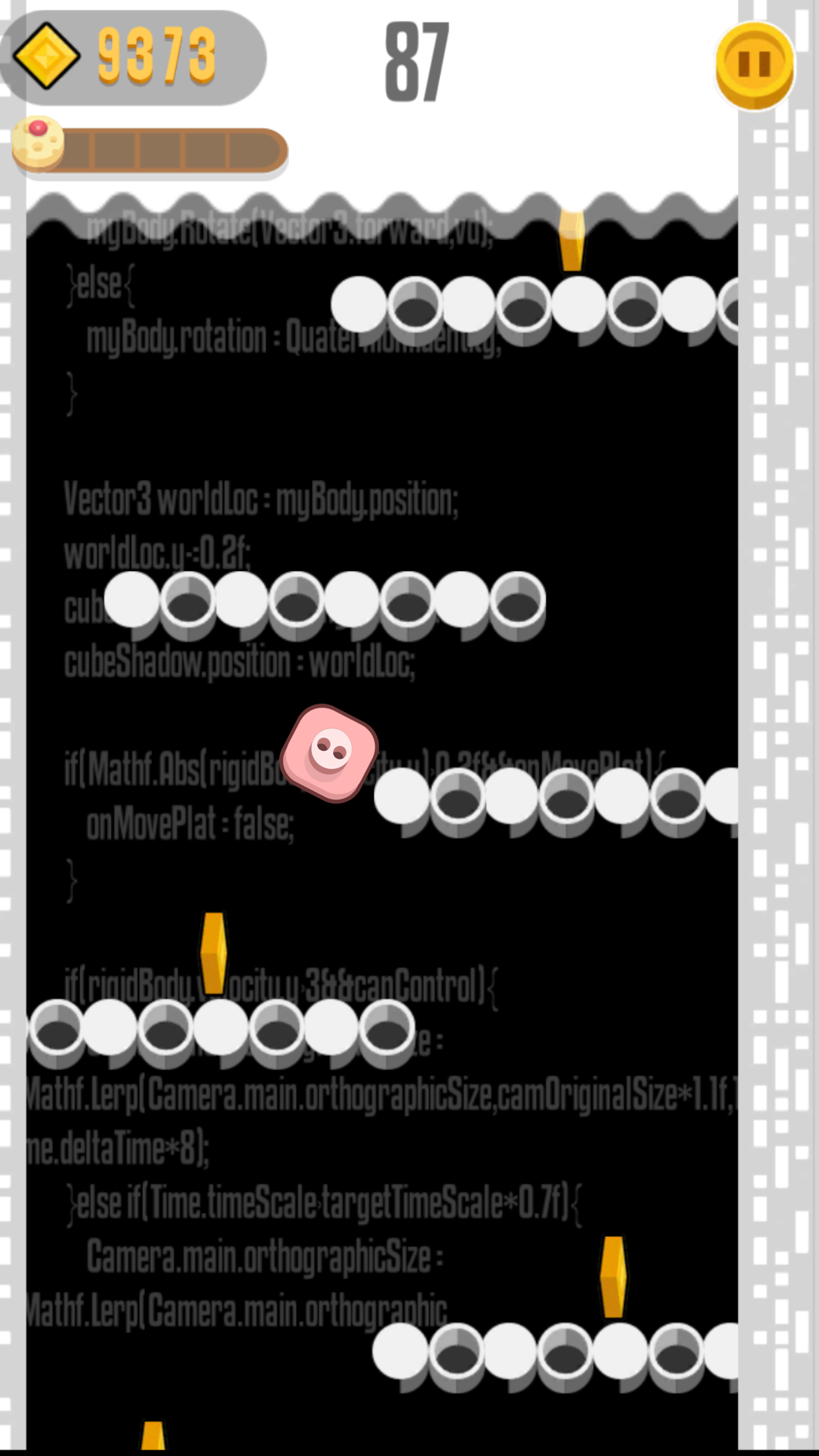 Captura de Tela do Jogo Jumping Cube