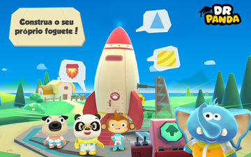 Captura de Tela do Jogo Dr. Panda no Espaço