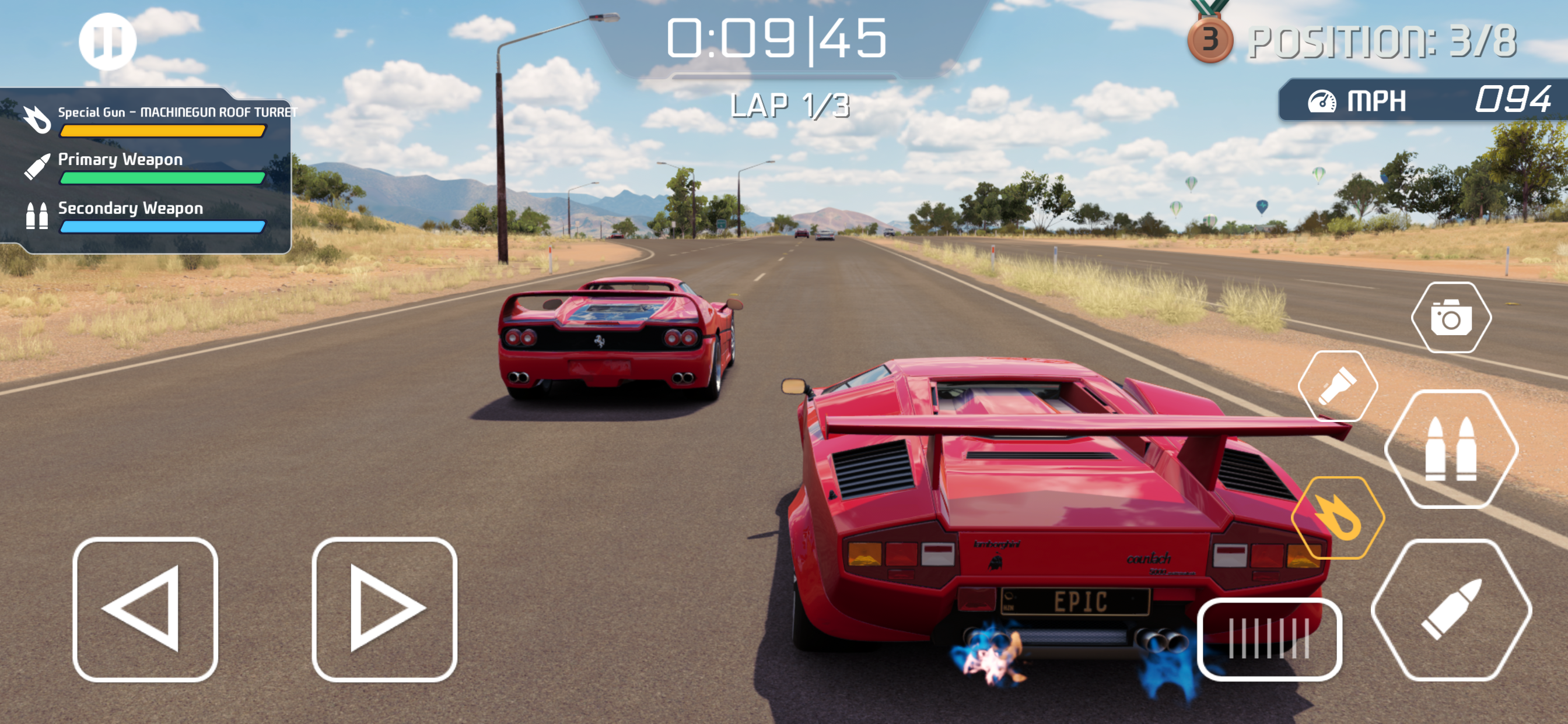 Super Car Race - Hot Legends 게임 스크린샷