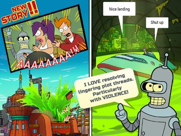 Futurama: Game of Drones ゲームのスクリーンショット