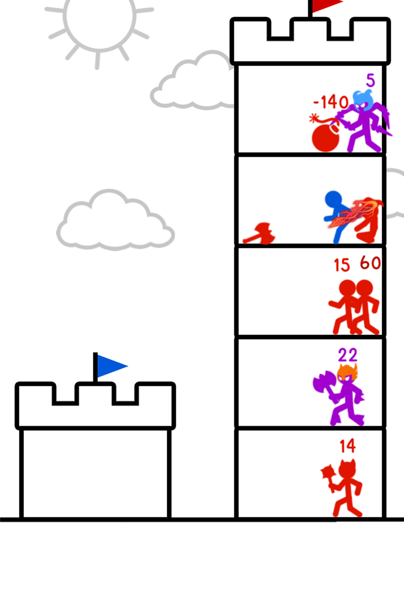 Screenshot 13 of War Of Stick: Hero Tower Fight 1.0.2